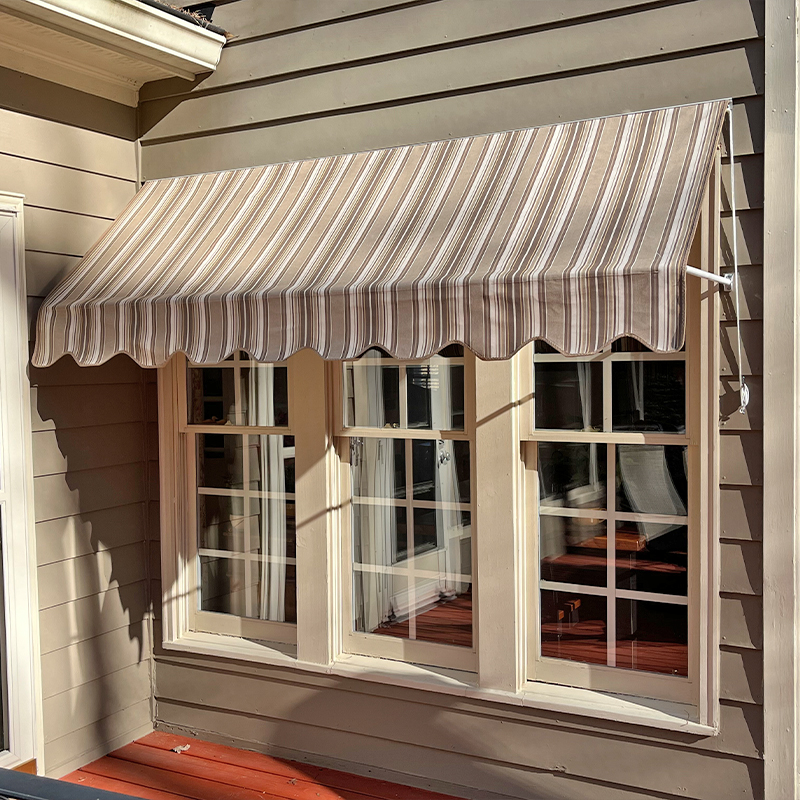 Classic Rainbo Window Awnings - Sunbrella Fabric Classic Style